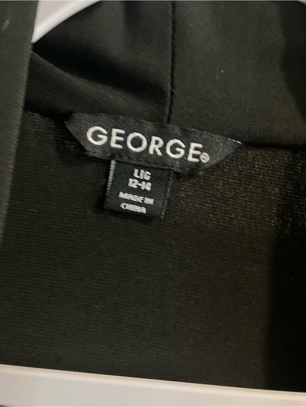 George Large Black Open Cardigan - Picture 3 of 6
